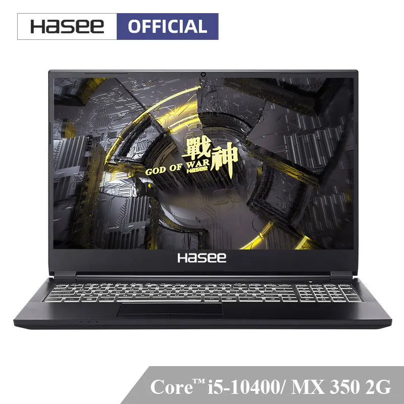 Ноутбук Hasee K670T G6A2 для игр (Intel Core I5 10400 + MX350/8GB RAM/512G SSD/15 6 '*1080 IPS)|Ноутбуки| |