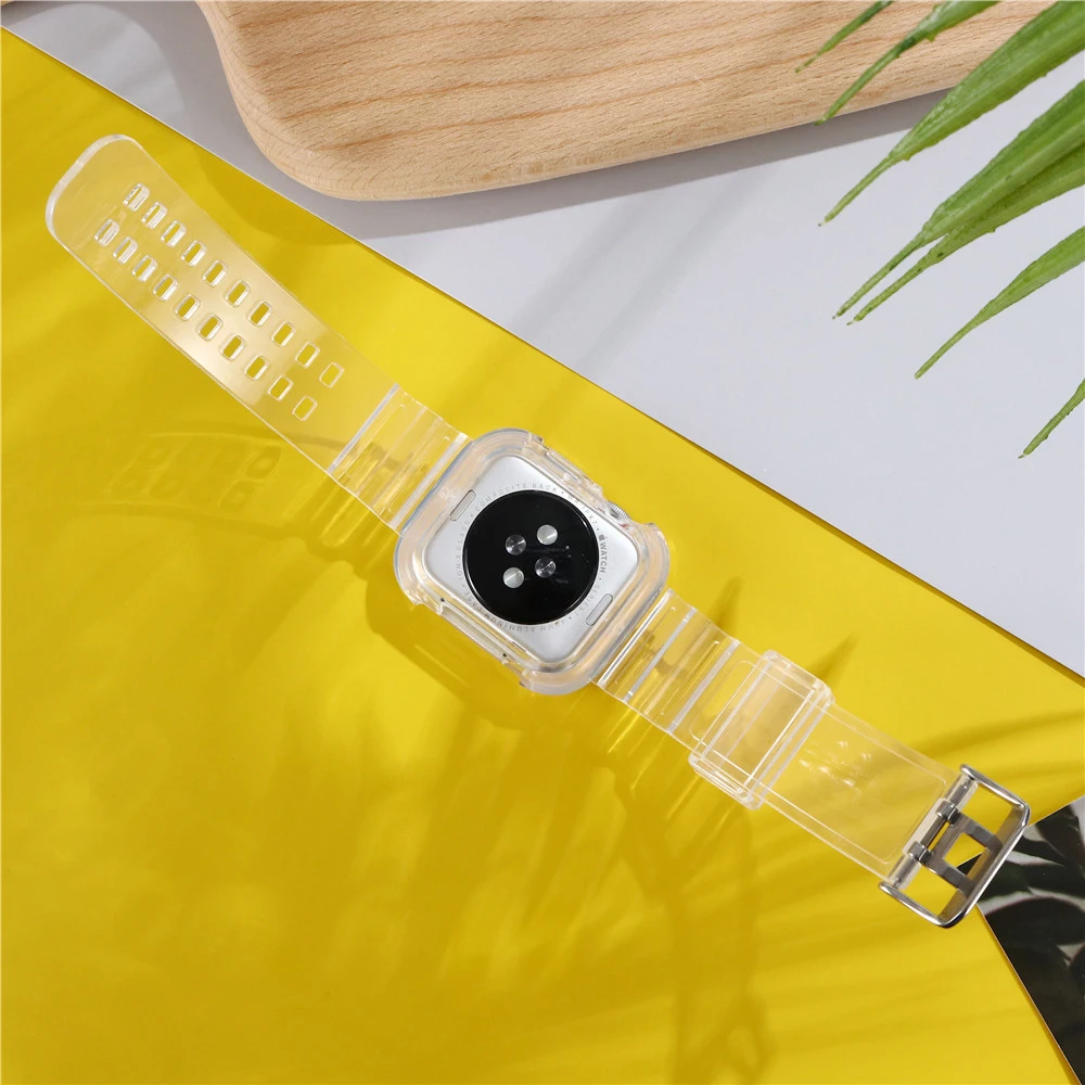 Transparent Strap for Apple Watch 5 Band 44MM 40MM iWatch band 42MM 38MM watchband Accessories Bracelet Apple watch series 5 4 3
Transparent Strap for Apple Watch 5 Band 44MM 40MM iWatch band 42MM 38MM watchband Accessories Bracelet Apple watch series 5 4 3