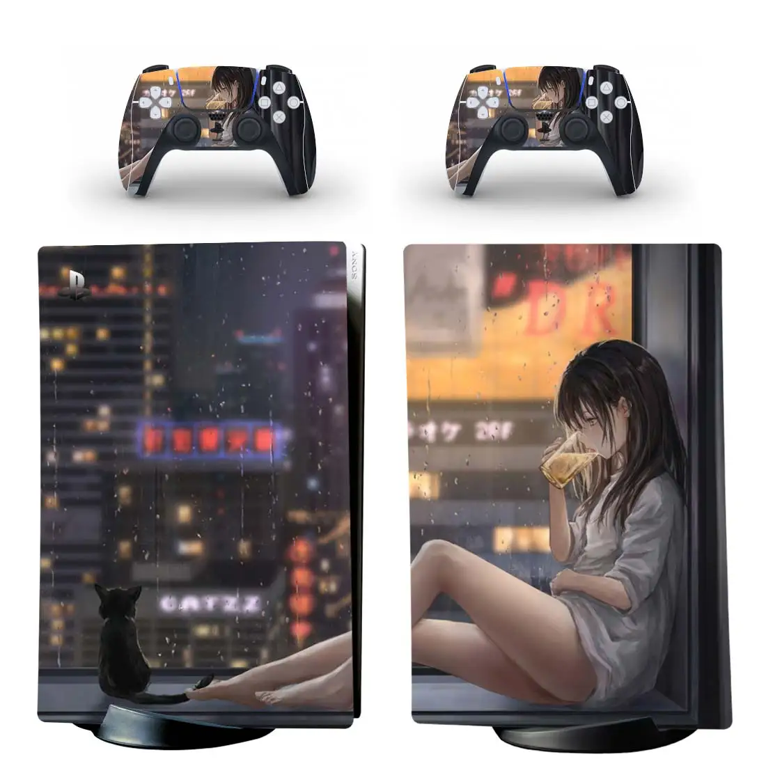 Наклейка девушка для PS5, цифровая версия, наклейка, Обложка для консоли PlayStation 5 и 2 контроллера PS5, цифровая наклейка
Наклейка девушка для PS5, цифровая версия, наклейка, Обложка для консоли PlayStation 5 и 2 контроллера PS5, цифровая наклейка