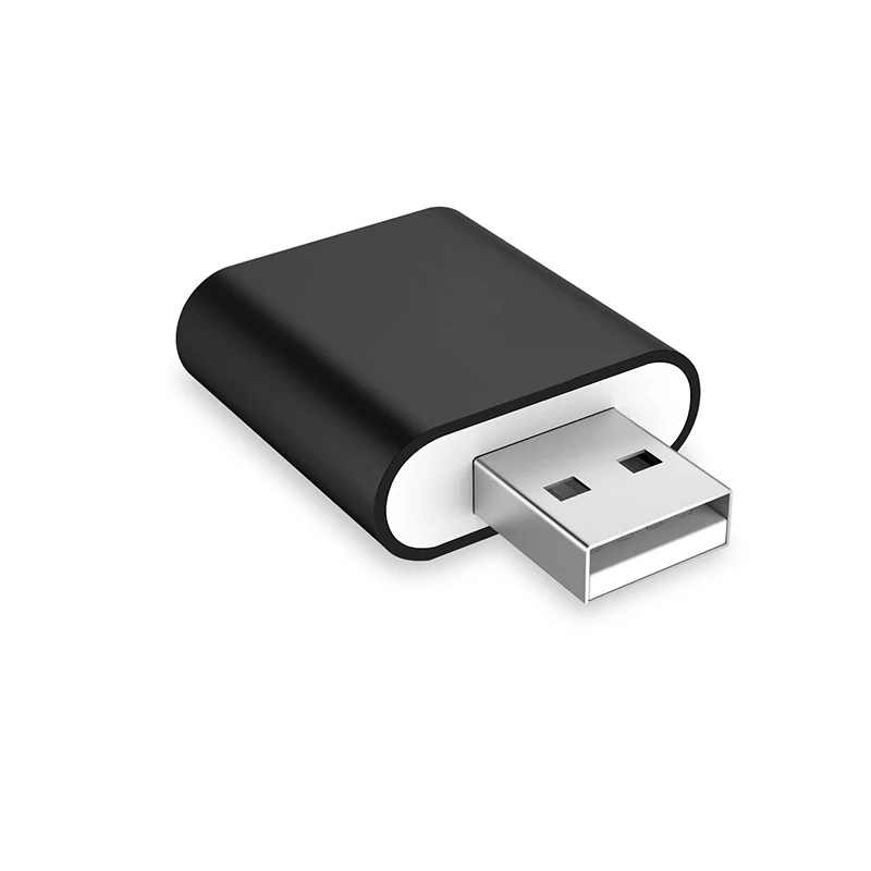 Звуковая карта USB аудиоинтерфейс адаптер для наушников звуковая микрофона