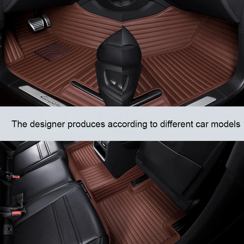 Striped Leather Car Floor Mat for Audi A3 Cabriolet A3 Sportback A1 A2 A4 A6 A8 Q3 Q5 Q7 Car Accessories
Striped Leather Car Floor Mat for Audi A3 Cabriolet A3 Sportback A1 A2 A4 A6 A8 Q3 Q5 Q7 Car Accessories