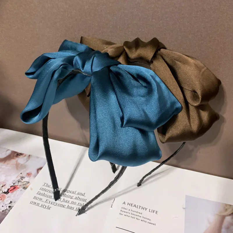 Korean Elegant Big Party Bows Hairband Ribbon Jewelry Accessories For Woman Girl Satin Hair Hoop Cute Headwead Headwrap
Korean Elegant Big Party Bows Hairband Ribbon Jewelry Accessories For Woman Girl Satin Hair Hoop Cute Headwead Headwrap