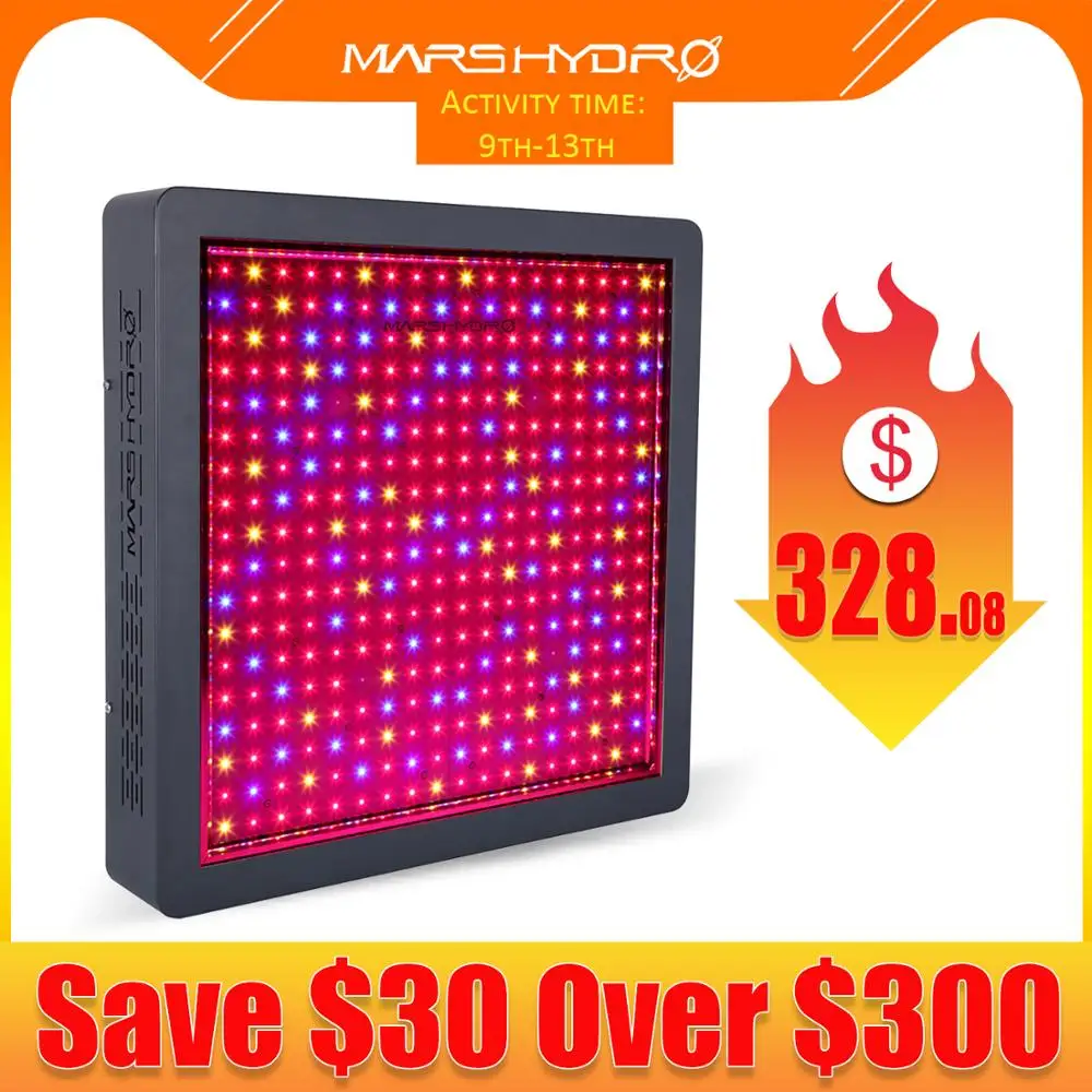 Светодиодный светильник Mars Hydro II для выращивания растений 1600 вт|led grow light|grow