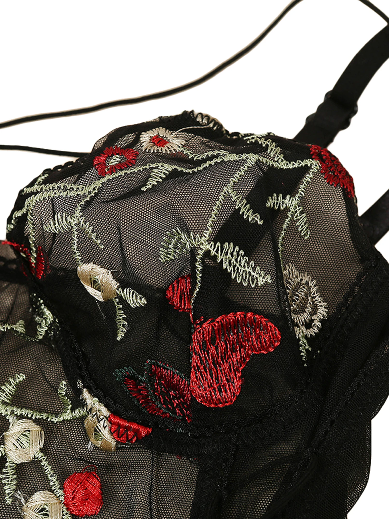 Female Sexy Lingerie Flower Embroidery Sleeveless Jumpsuit Women s Nightwear Pink/Black 
Female Sexy Lingerie Flower Embroidery Sleeveless Jumpsuit Women s Nightwear Pink/Black