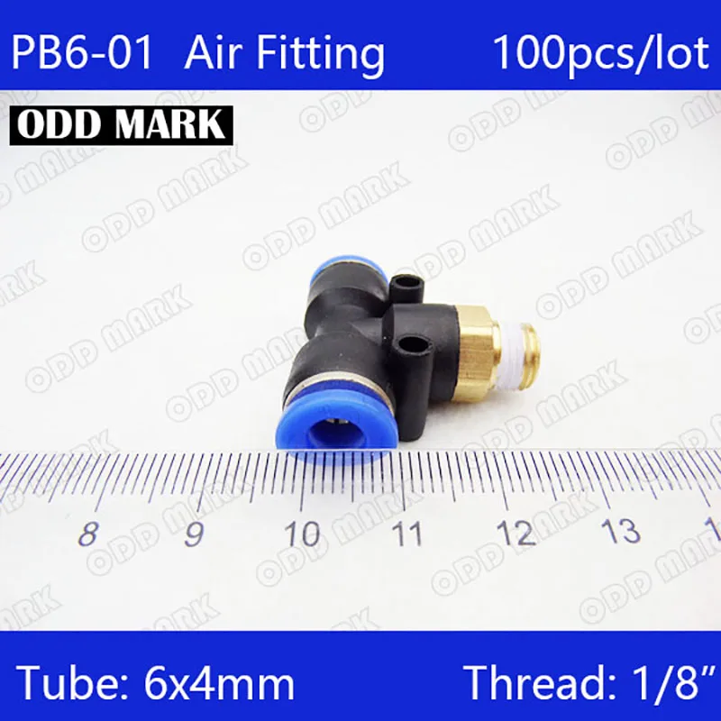 PB6-01 Free shipping HIGH QUALITY 100pcs 6mm-1/8" Threaded Male Tee Pneumatic Connector
PB6-01 Free shipping HIGH QUALITY 100pcs 6mm-1/8" Threaded Male Tee Pneumatic Connector