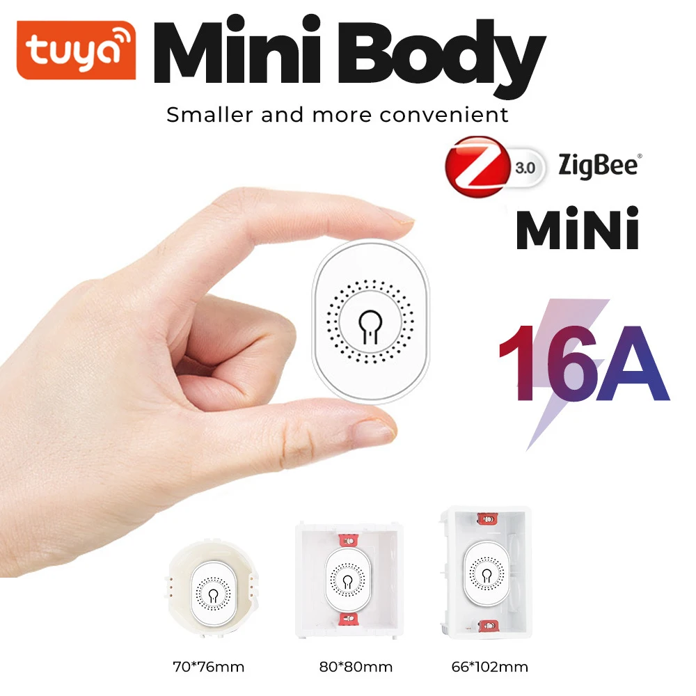 TUYA 16A ZIGBEE RF433 WiFi Switch Gateway Hub Led Light Smart Life Push Module Supports 2 Way Voice Relay Timer Google Home
TUYA 16A ZIGBEE RF433 WiFi Switch Gateway Hub Led Light Smart Life Push Module Supports 2 Way Voice Relay Timer Google Home