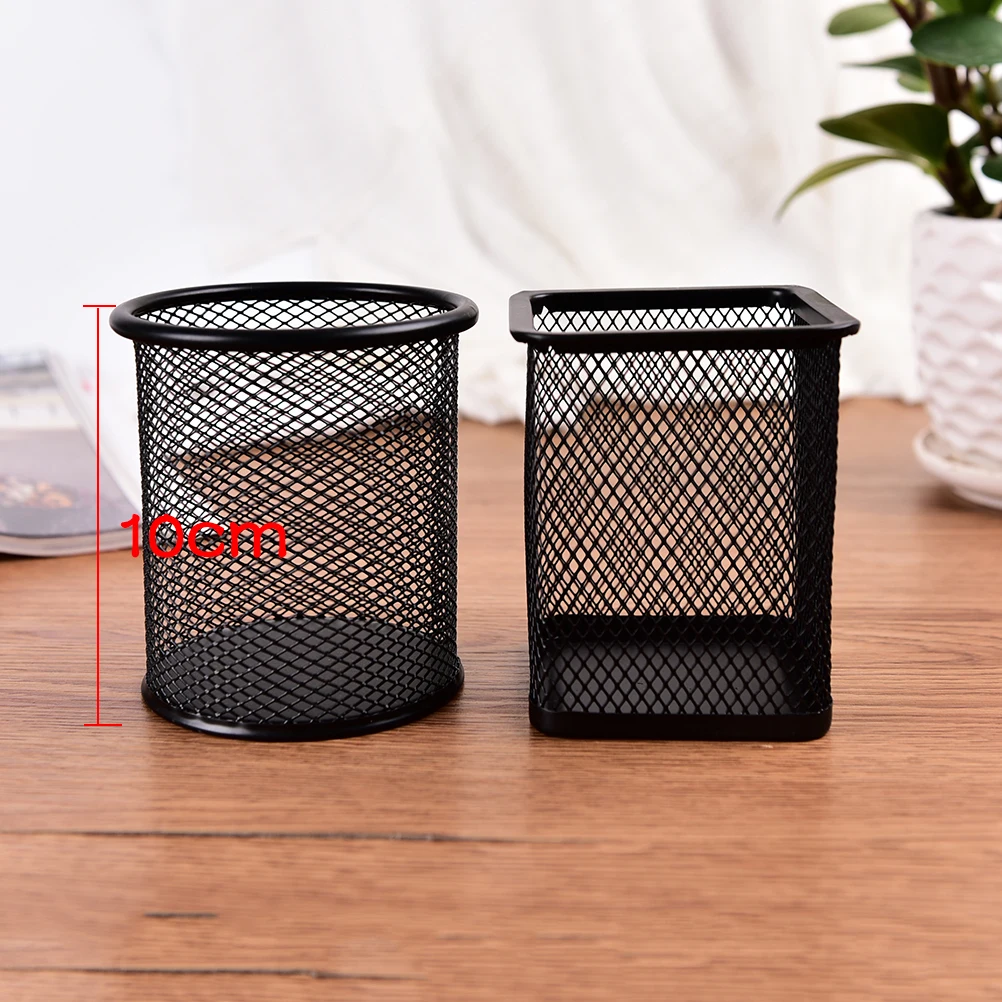 1Pc Black Metal Stand Mesh Style Pen Pencil Ruler Holder Desk Organizer Storage 
1Pc Black Metal Stand Mesh Style Pen Pencil Ruler Holder Desk Organizer Storage
