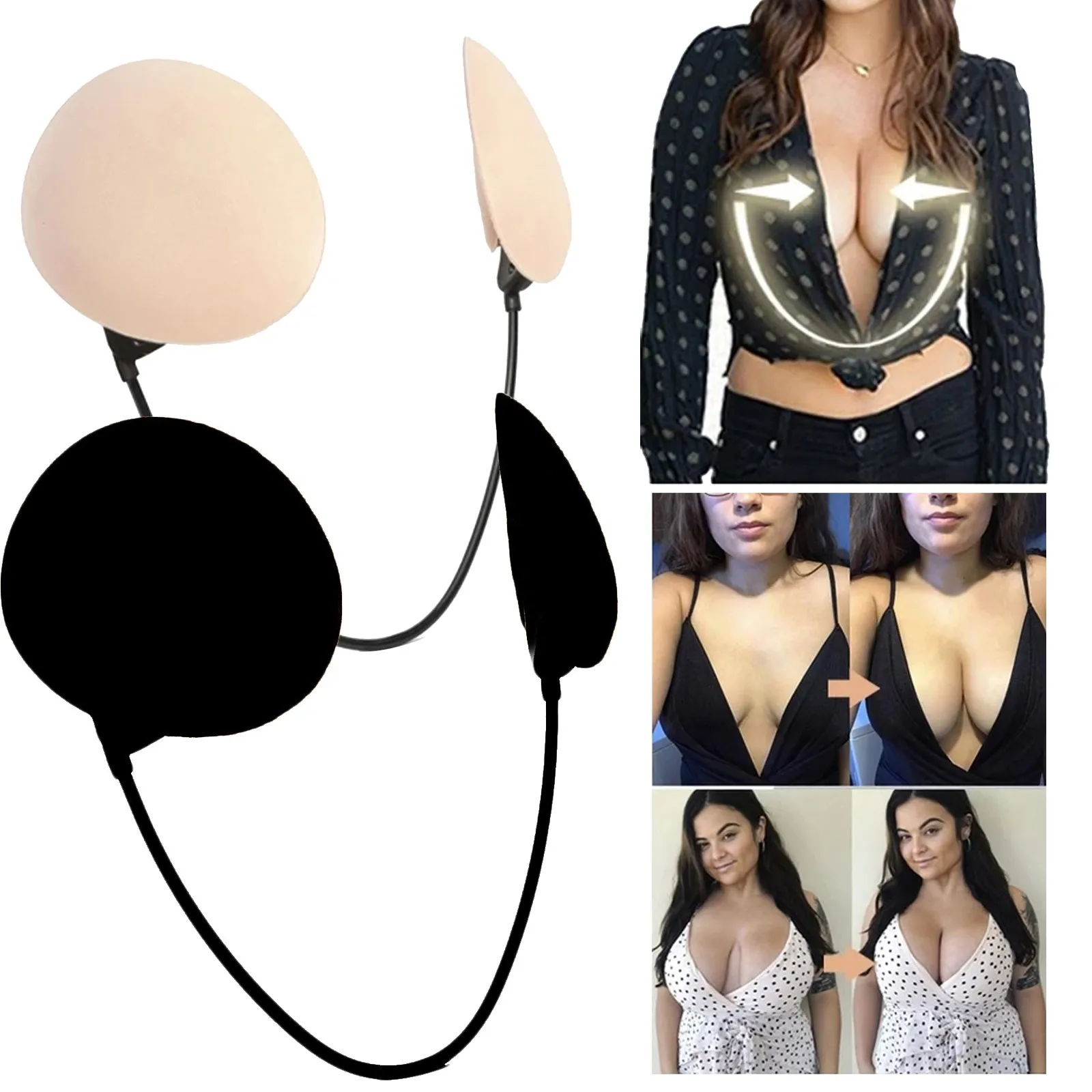 Summer Thin Gather Nipple Patch Underwear Accessories Deep Plunge Bra Kit Push-up Frontless Bra Backless & Strapless Bra
Summer Thin Gather Nipple Patch Underwear Accessories Deep Plunge Bra Kit Push-up Frontless Bra Backless & Strapless Bra
