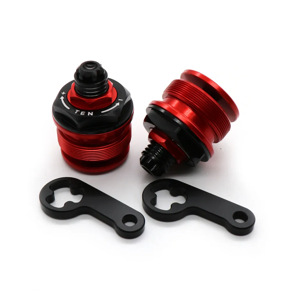 For Yamaha YZF R3 R25 MT03 MT-03 MT25 Front Shock Absorber Screw Bolt Preload Adjuster Fork Bolts Cover Cap 37MM Motor Accessory
For Yamaha YZF R3 R25 MT03 MT-03 MT25 Front Shock Absorber Screw Bolt Preload Adjuster Fork Bolts Cover Cap 37MM Motor Accessory