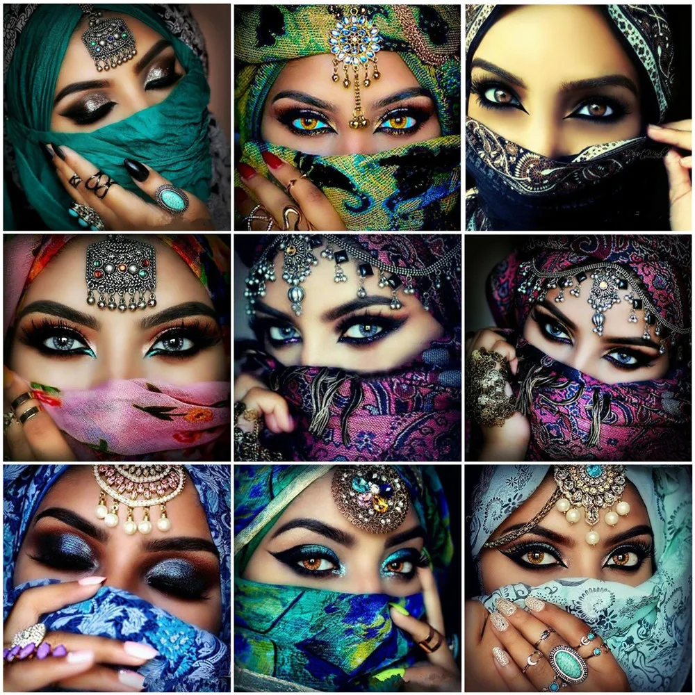 HUACAN DIY Diamond Painting Girl Indian Full Square Round Rhinestone Picture Cross Stitch Diamond Embroidery Portrait Home Decor
HUACAN DIY Diamond Painting Girl Indian Full Square Round Rhinestone Picture Cross Stitch Diamond Embroidery Portrait Home Decor
