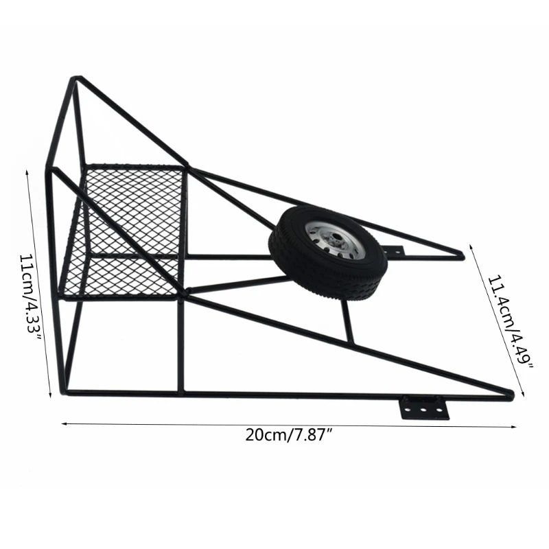 2021 New Rear Bucket Tube Rack with Simulation Spare Tire Frame for WPL D-12 D12 RC Car
2021 New Rear Bucket Tube Rack with Simulation Spare Tire Frame for WPL D-12 D12 RC Car