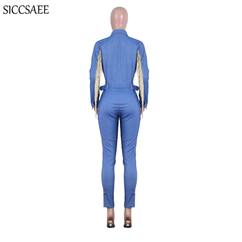 Zipper Front Denim Bandage Bodycon Bodysuit Tassels Jeans Rompers Womens Jumpsuit With Sashes Sexy Casual Overalls Mono Mujer
Zipper Front Denim Bandage Bodycon Bodysuit Tassels Jeans Rompers Womens Jumpsuit With Sashes Sexy Casual Overalls Mono Mujer