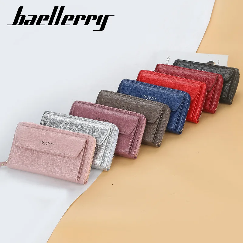 Baellerry New Hot Pure Color Women's Purse Korean Fashion Handbag Litchi Cross Zipper Large Capacity Women's Mobile Phone Bag
Baellerry New Hot Pure Color Women's Purse Korean Fashion Handbag Litchi Cross Zipper Large Capacity Women's Mobile Phone Bag
