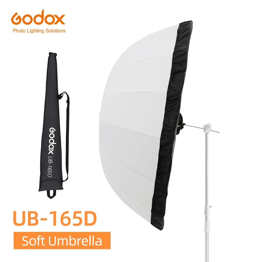 Godox UB 165D 165 см белый параболический светоотражающий прозрачный мягкий зонт для