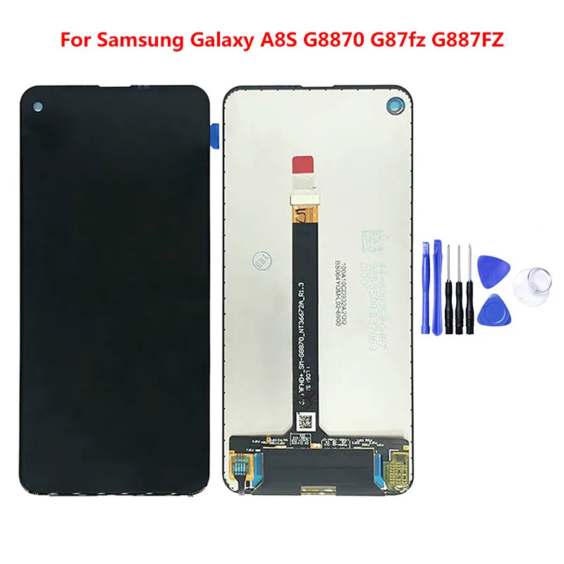 ЖК-дисплей с сенсорным экраном и дигитайзером в сборе для Samsung Galaxy A8S 2018 SM-G8870 |