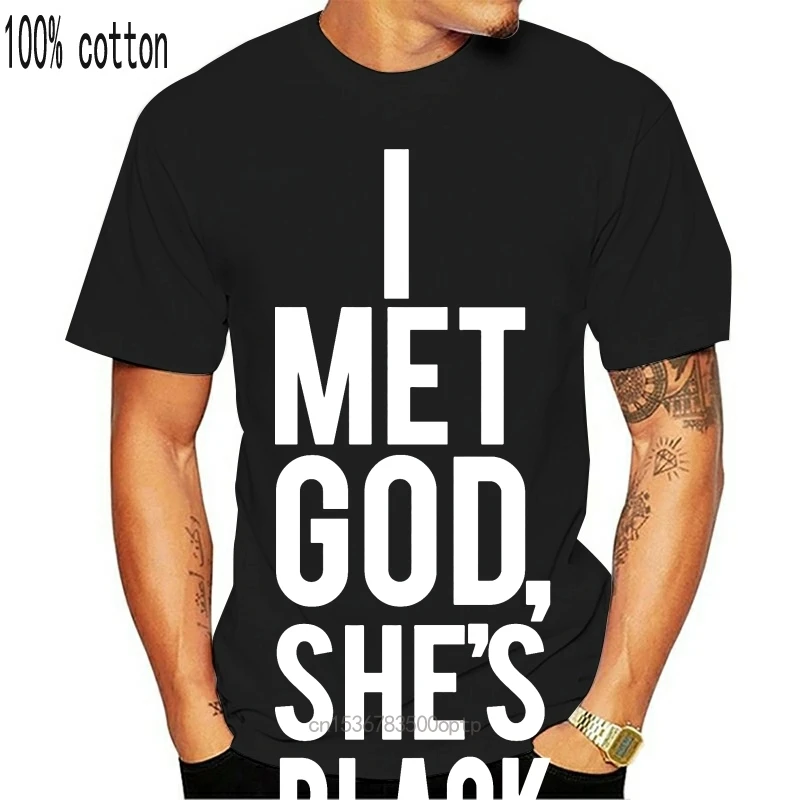 Новинка, Мужская черная футболка I Met God Shes, модные футболки, семейный Топ, футболки 2021, 2021est, одежда из 100% хлопчатобумажной ткани
Новинка, Мужская черная футболка I Met God Shes, модные футболки, семейный Топ, футболки 2021, 2021est, одежда из 100% хлопчатобумажной ткани