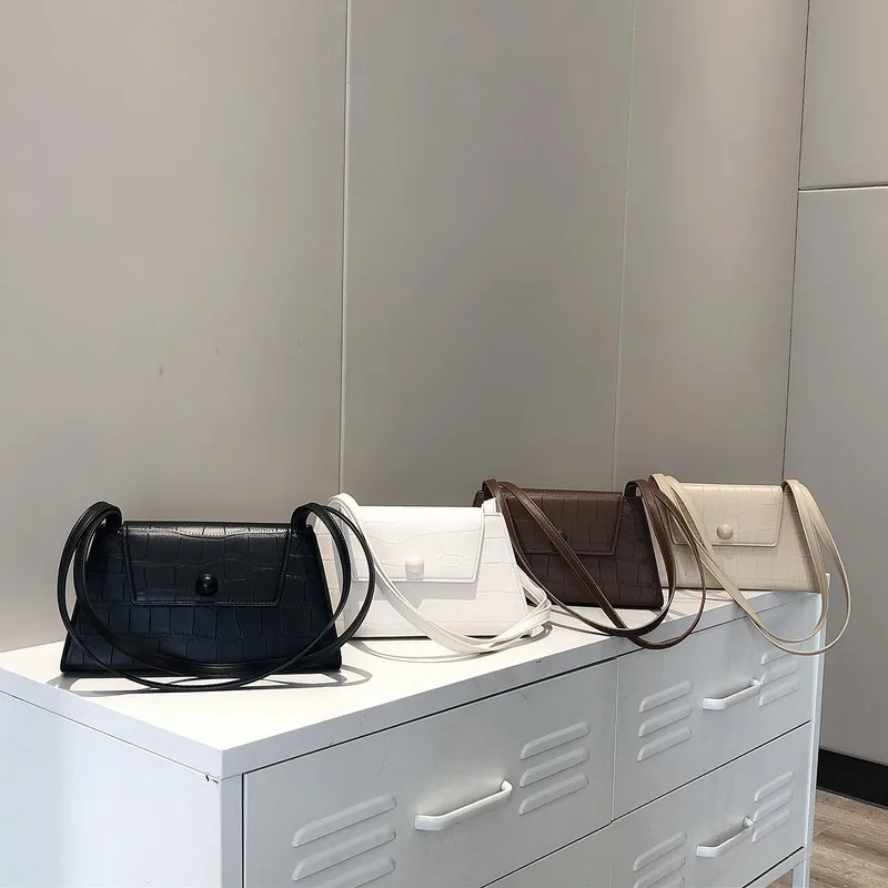 Women's Bag2020new tidal underarm small bag crocodile-print one-shoulder bag high-quality oblique bag purses and handbags purse
Women's Bag2020new tidal underarm small bag crocodile-print one-shoulder bag high-quality oblique bag purses and handbags purse
