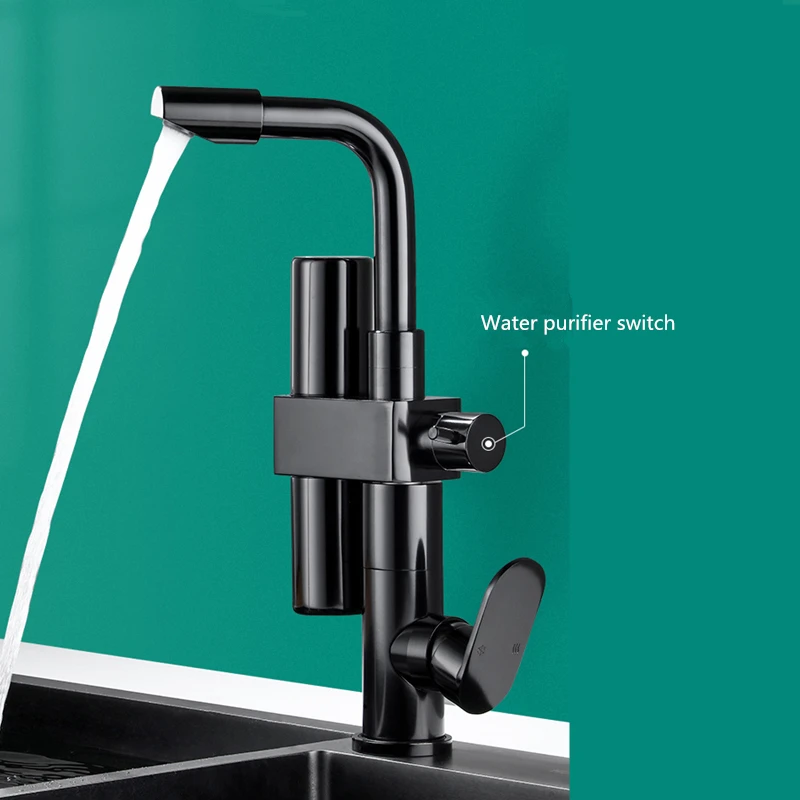 Water Purifier Hot and Cold Faucet Space Aluminum Kitchen Faucet Single Handle Faucet Deck Mounted Kitchen Mixer Rotatable
Water Purifier Hot and Cold Faucet Space Aluminum Kitchen Faucet Single Handle Faucet Deck Mounted Kitchen Mixer Rotatable