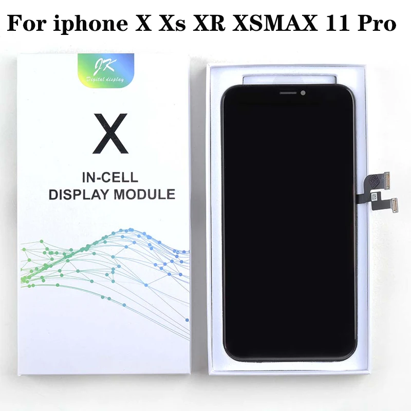 

For iPhone X Xs Max XR LCD Display 3D Touch Screen Digitizer Assembly JK Incell OLED For iPhone 11 Pro Max