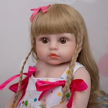19 Inch Reborn Baby Vinyl Doll Sugar Cubs Full Silicone Body Bebe Reborn Menina Toys for Birthday Christmas Gifts