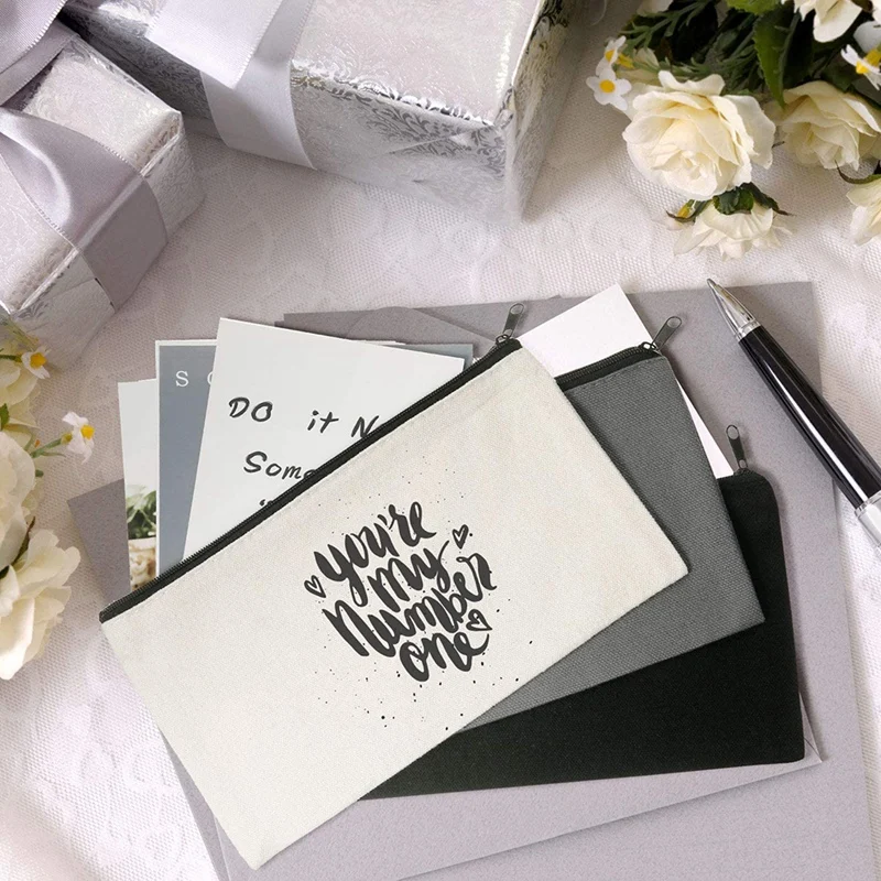 Canvas Makeup Bags Canvas Zipper Pouch Bags Pencil Case Blank DIY Craft Bags for Travel DIY Craft School(24 Pieces)
Canvas Makeup Bags Canvas Zipper Pouch Bags Pencil Case Blank DIY Craft Bags for Travel DIY Craft School(24 Pieces)