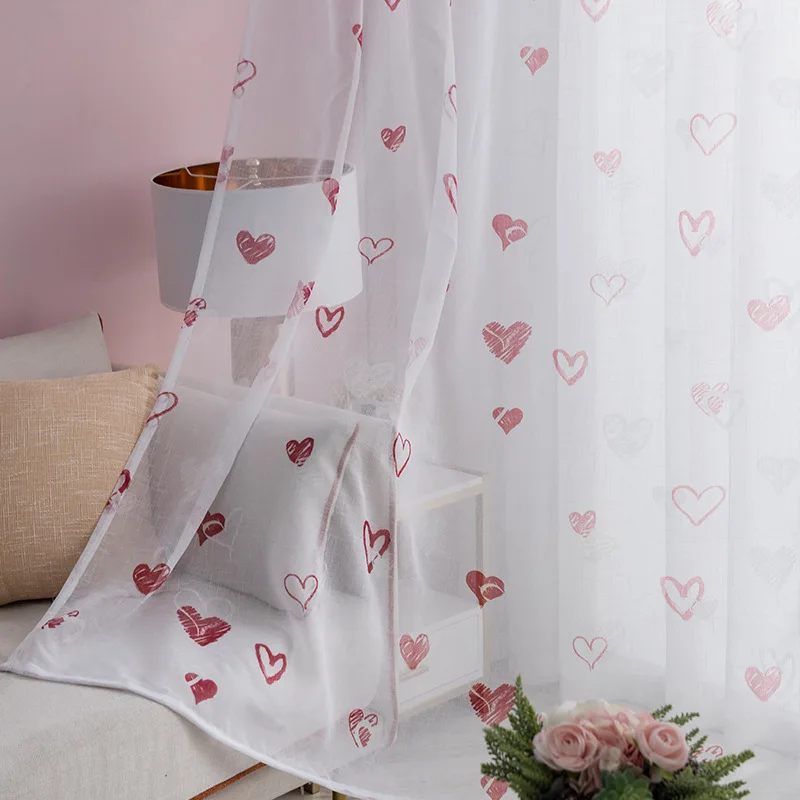 Korean Curtains for Living Dining Room Bedroom Love Tulle Fresh and Elegant BayWindow Screen Finished ProductCustomization Tulle
Korean Curtains for Living Dining Room Bedroom Love Tulle Fresh and Elegant BayWindow Screen Finished ProductCustomization Tulle