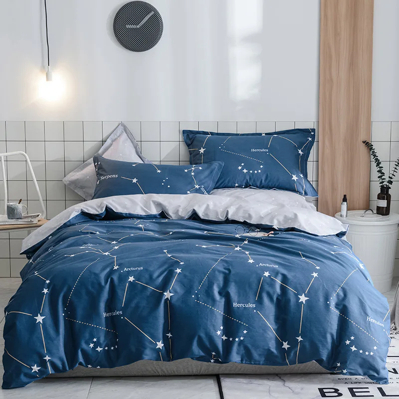 Pure Cotton Nordic Bedding Set Floral geometric 60s Simple Duvet Cover Sets Soft Single Double Queen King 220x240 Size Bed Linen
Pure Cotton Nordic Bedding Set Floral geometric 60s Simple Duvet Cover Sets Soft Single Double Queen King 220x240 Size Bed Linen