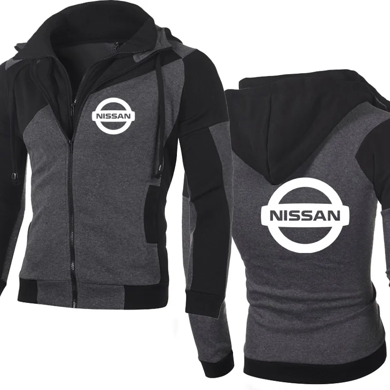 Fashion Mens Jackets NISSAN Car Logo Spring Autumn Stitching Casual Mens Fake Two Cotton High Quality Men's Zip Sweatshirt
Fashion Mens Jackets NISSAN Car Logo Spring Autumn Stitching Casual Mens Fake Two Cotton High Quality Men's Zip Sweatshirt
