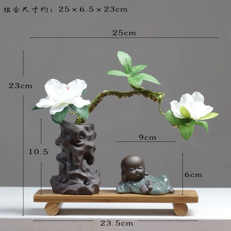 2020 Little Buddhist Zen Decoration Postmodern Study Figurines Retro Frame Rockery Ornament Chinese-style Vase Bamboo Crafts
2020 Little Buddhist Zen Decoration Postmodern Study Figurines Retro Frame Rockery Ornament Chinese-style Vase Bamboo Crafts