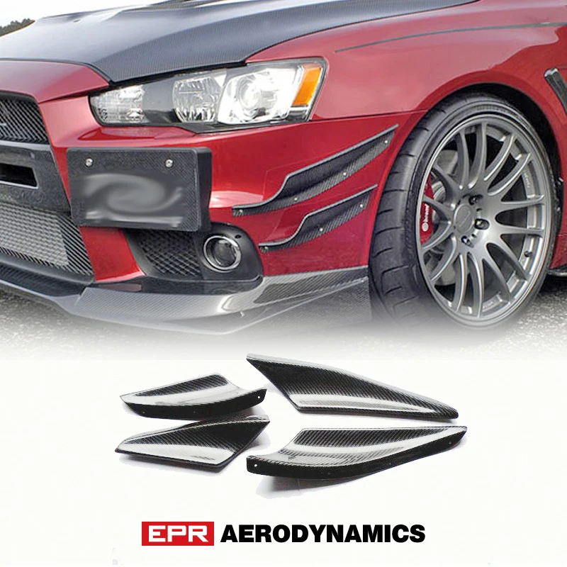 Car Accessories For Mitsubishi Evolution X EVO 10 VRS Style Carbon Fiber Front Bumper Canard 4pcs Glossy Finish Splitter Lip Set
Car Accessories For Mitsubishi Evolution X EVO 10 VRS Style Carbon Fiber Front Bumper Canard 4pcs Glossy Finish Splitter Lip Set