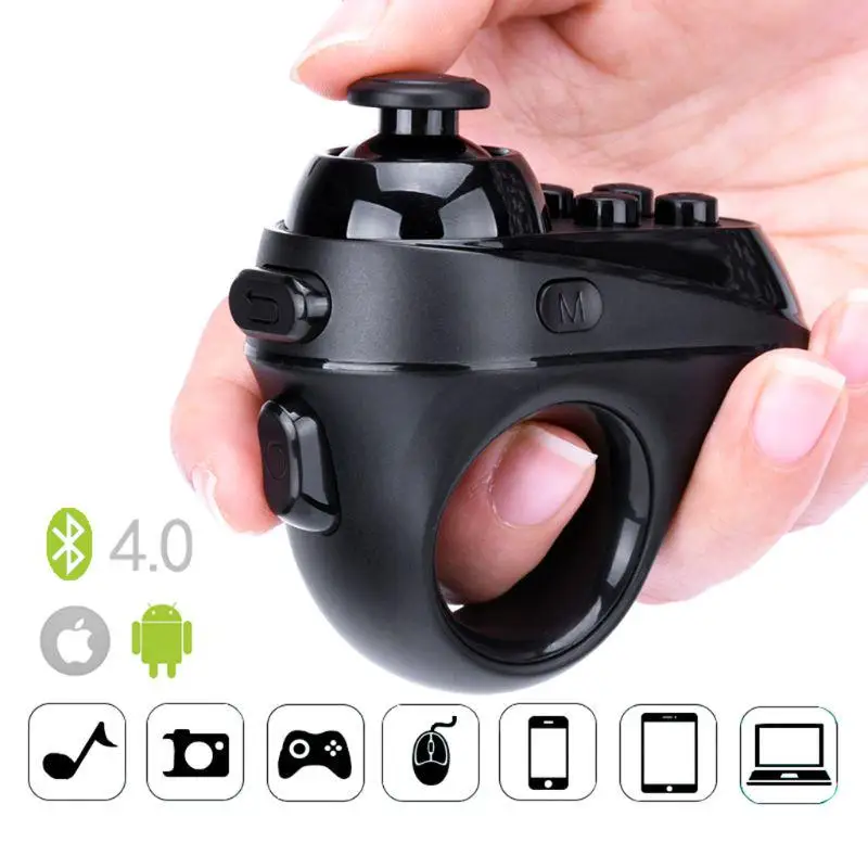 R1 Remote Control Bluetooth 4.0 Wireless Gamepad Ring shape Joystick VR Gaming Controller for iOS Android Smartphones PC Tablets
R1 Remote Control Bluetooth 4.0 Wireless Gamepad Ring shape Joystick VR Gaming Controller for iOS Android Smartphones PC Tablets