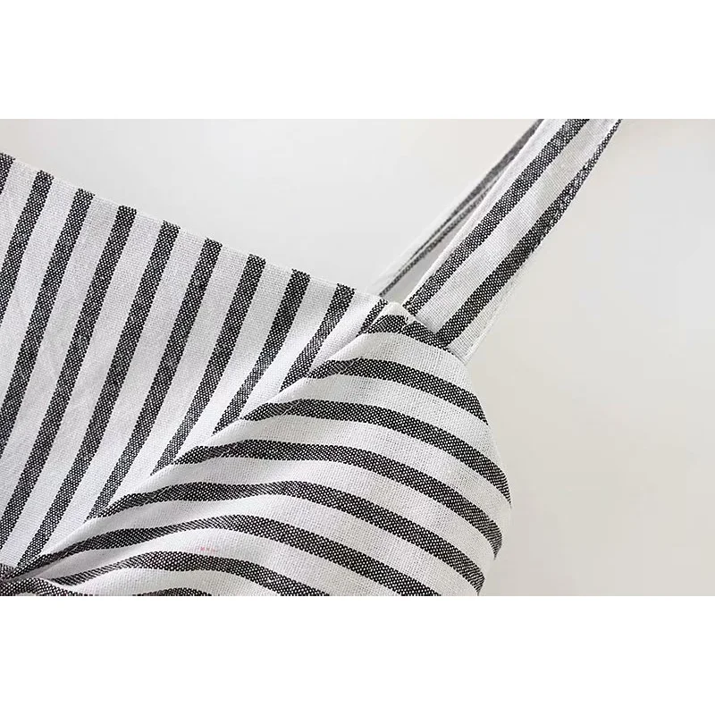 Woman Fashion Black White Stright Loose Jumpsuit Retro High Street Front Knotted Young Ladies Chic Long Pants
Woman Fashion Black White Stright Loose Jumpsuit Retro High Street Front Knotted Young Ladies Chic Long Pants