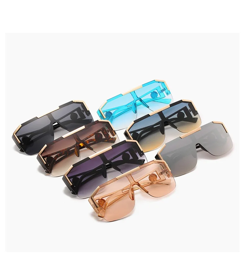 CRSD fashion luxury brand unisex oversized square sunglasses female retro metal new large frame half frame sunglasses UV400
CRSD fashion luxury brand unisex oversized square sunglasses female retro metal new large frame half frame sunglasses UV400
