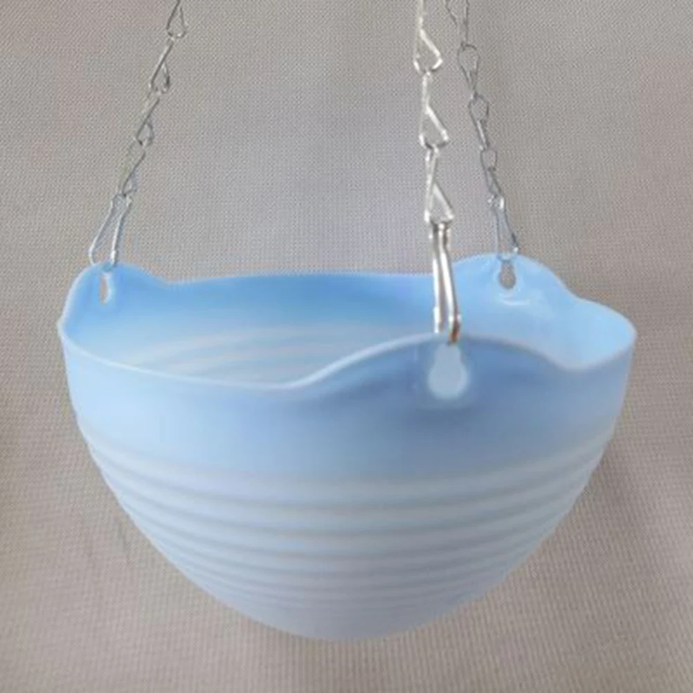Plastic Hanging-Basket Flower Pot with Chain Home Garden Balcony Plant Planters Decor HANW88
Plastic Hanging-Basket Flower Pot with Chain Home Garden Balcony Plant Planters Decor HANW88