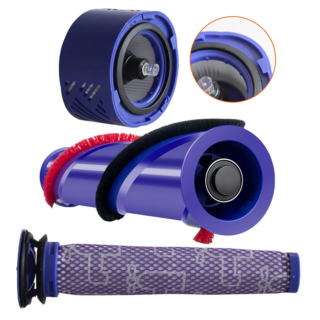 Brushroll With Pre & Post Motor Filter For Dyson V6 Cordless Vacuum Cleaners Sweeper Robot Cleaning Accessories For Home
Brushroll With Pre & Post Motor Filter For Dyson V6 Cordless Vacuum Cleaners Sweeper Robot Cleaning Accessories For Home