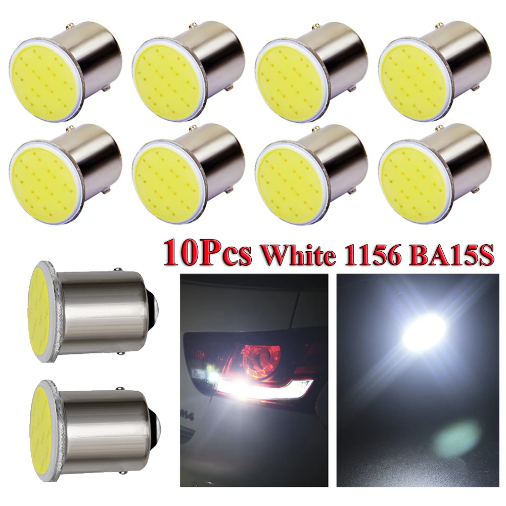 10Pcs Super Bright Car P21W 1156 Ba15s LED COB Turn Signal Bulb Auto Reverse Parking Brake Light 12V Wedge Signal Side Lamp
10Pcs Super Bright Car P21W 1156 Ba15s LED COB Turn Signal Bulb Auto Reverse Parking Brake Light 12V Wedge Signal Side Lamp