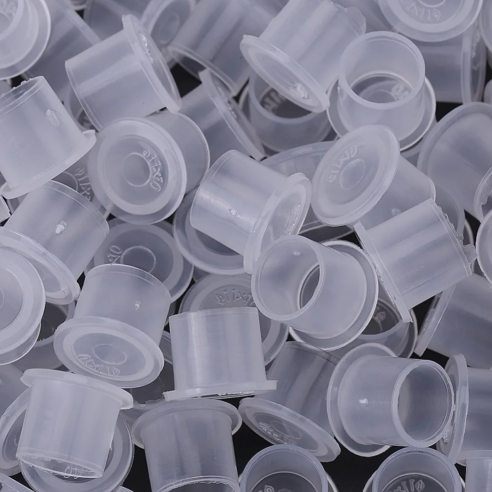 1000pcs 11MM Clear Tattoo Ink Cups Disposable Tattoo Pigment Container Holder Caps Eyebrow Microblade Permanent Makeup Accessory
1000pcs 11MM Clear Tattoo Ink Cups Disposable Tattoo Pigment Container Holder Caps Eyebrow Microblade Permanent Makeup Accessory