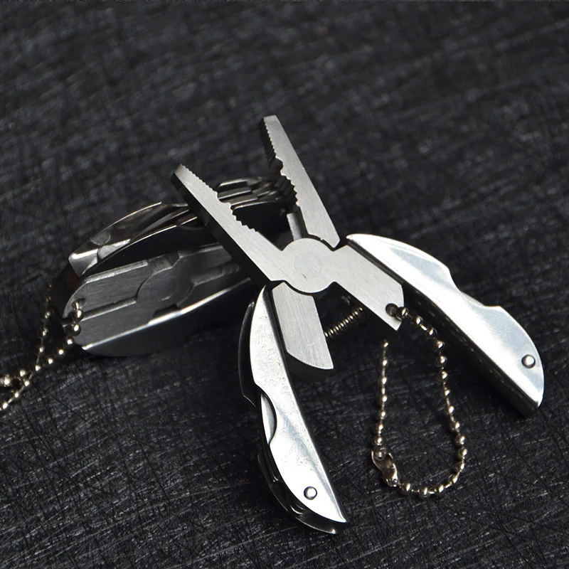 Mini Multi-Function Stainless Steel Multi-Function Knife Pocket Knife Pliers Folding Pliers Mini Portable Folding Pliers
Mini Multi-Function Stainless Steel Multi-Function Knife Pocket Knife Pliers Folding Pliers Mini Portable Folding Pliers