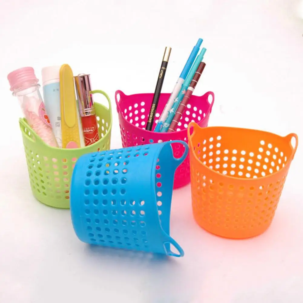 Portable Mini Plastic Stationery Cosmetic Desk Storage Basket Organizer Holder Storage Box Kitchen Accessories
Portable Mini Plastic Stationery Cosmetic Desk Storage Basket Organizer Holder Storage Box Kitchen Accessories