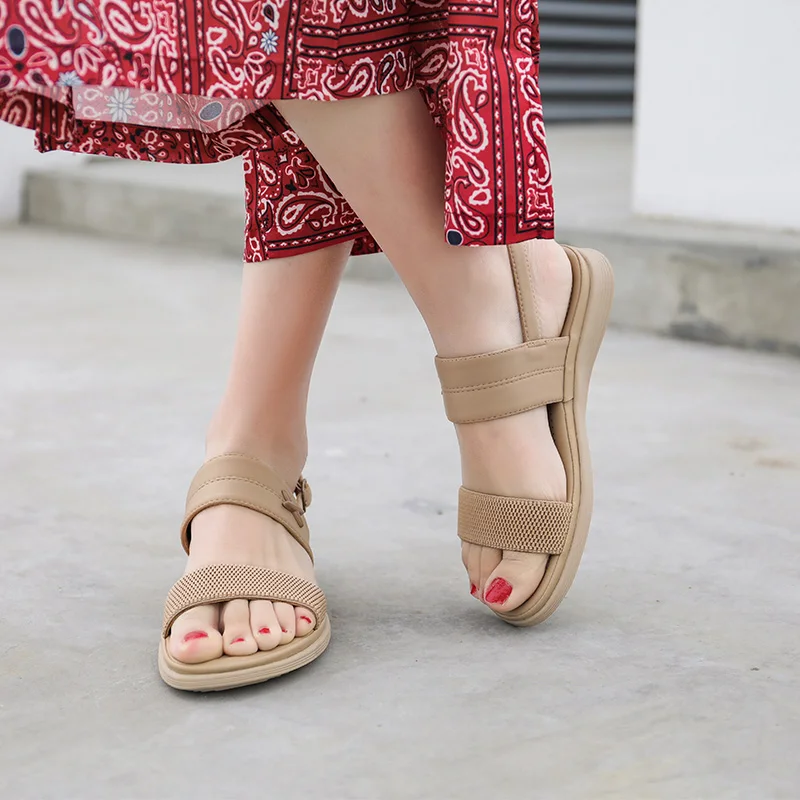 Summer Shoes For Women 2021 European And American Style Buckle Women's Sandals Casual Beach Seaside Massage Flat Female Shoes
Summer Shoes For Women 2021 European And American Style Buckle Women's Sandals Casual Beach Seaside Massage Flat Female Shoes
