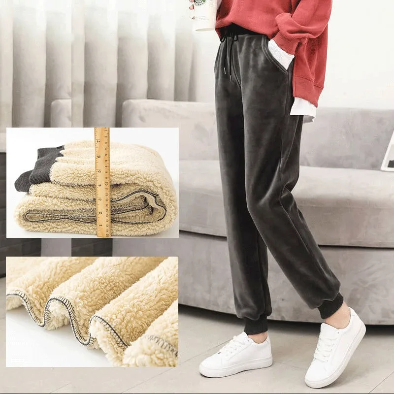 Cotday Autumn Winter Harem Warm Pants 2021 Women's Thick Velvet Big Size Student Elastic Waist Casual Women Loose Causal Pants
Cotday Autumn Winter Harem Warm Pants 2021 Women's Thick Velvet Big Size Student Elastic Waist Casual Women Loose Causal Pants