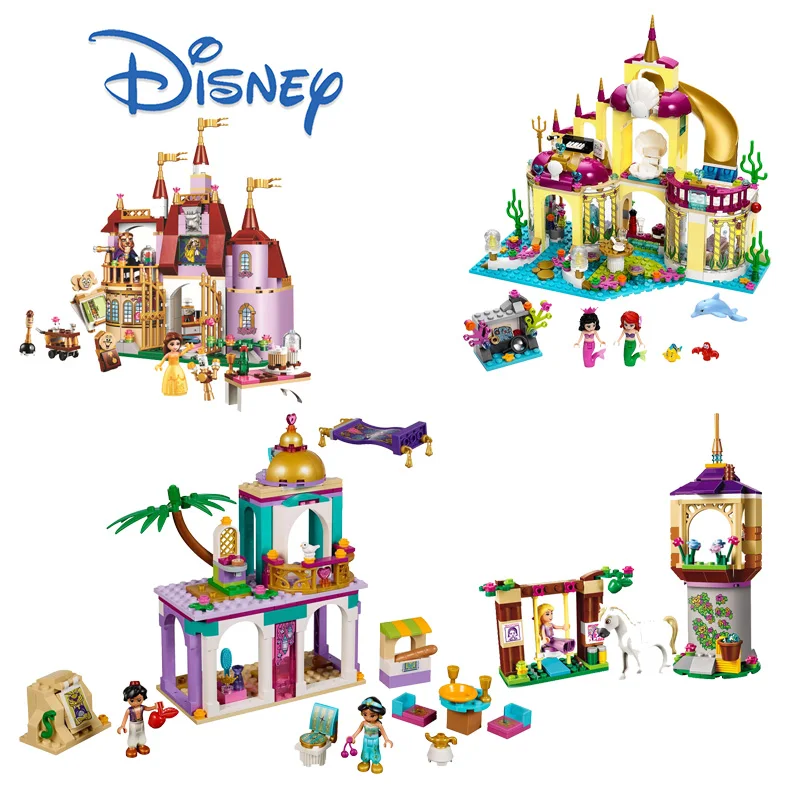 383PCS Disney Princess Series Building Blocks Castle Birthday Christmas New Year Gift Princess Castle Children Girl Toys
383PCS Disney Princess Series Building Blocks Castle Birthday Christmas New Year Gift Princess Castle Children Girl Toys