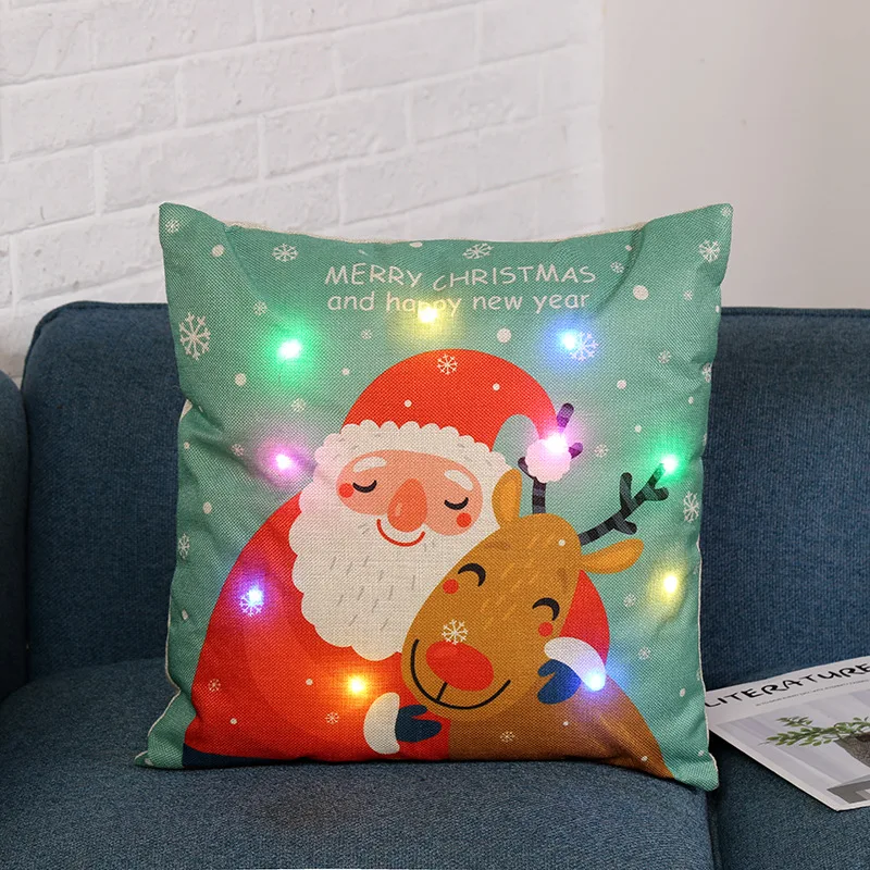 LED Lighting Cushion Cover Pillows Cover Christmas Pillow Cushion Cover Home Sofa Pillowcase Living Room Decoration
LED Lighting Cushion Cover Pillows Cover Christmas Pillow Cushion Cover Home Sofa Pillowcase Living Room Decoration