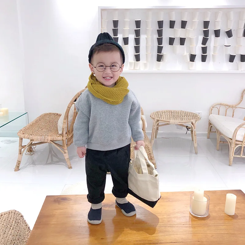 Boys' long-sleeved 2019 new autumn and winter Korean children's long-sleeved baby plush long-sleeved shirt boy clothes fashion
Boys' long-sleeved 2019 new autumn and winter Korean children's long-sleeved baby plush long-sleeved shirt boy clothes fashion