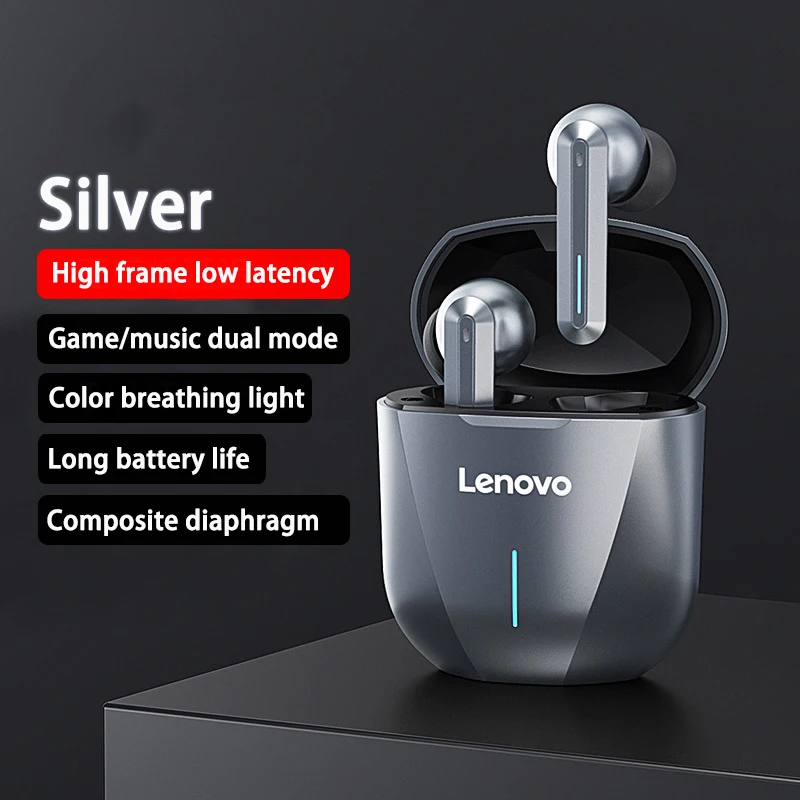 New Lenovo XG01 Gaming Earbuds 50ms Low Latency TWS Bluetooth Earphone with Mic HiFi wireless headphones ipx5 waterproof Earbuds
New Lenovo XG01 Gaming Earbuds 50ms Low Latency TWS Bluetooth Earphone with Mic HiFi wireless headphones ipx5 waterproof Earbuds