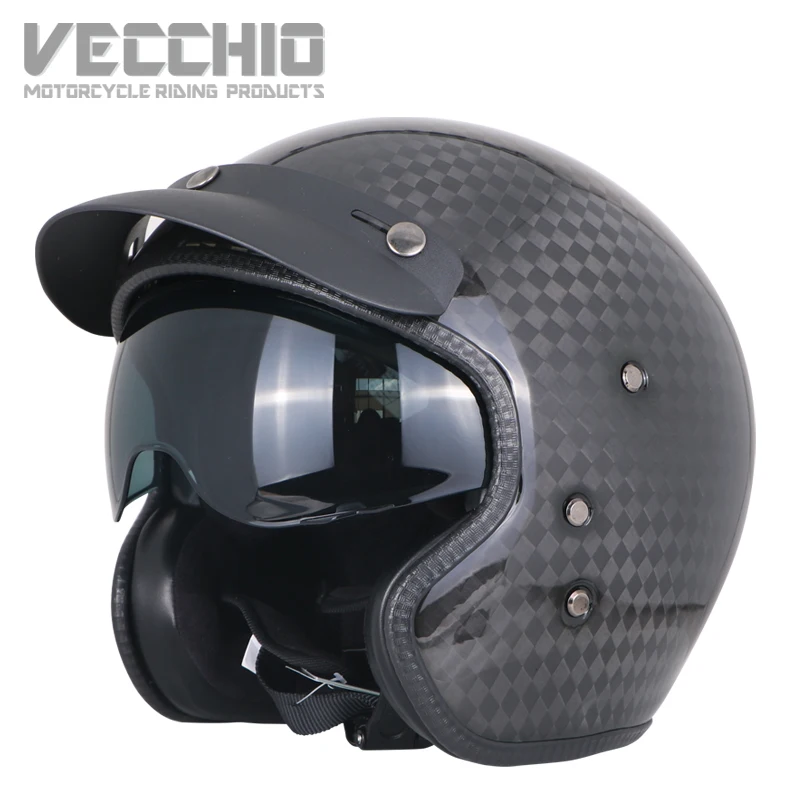 Шлем мотоциклетный из углеродного волокна с открытым лицом 3/4 3K или 12K Casco, винтажный внутренний козырек шлема
Шлем мотоциклетный из углеродного волокна с открытым лицом 3/4 3K или 12K Casco, винтажный внутренний козырек шлема