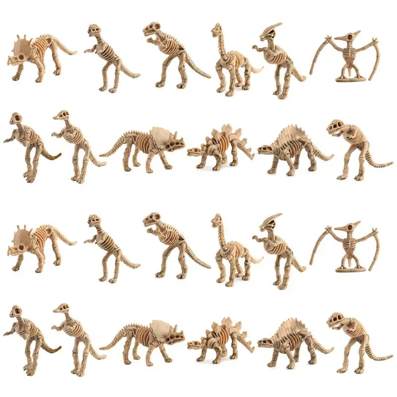 85DE 24pcs Dinosaur Petrifaction Skeletons, Assorted Figures Dino Bones, Educational Gift for Science Play, Dino Sand Dig, Party
85DE 24pcs Dinosaur Petrifaction Skeletons, Assorted Figures Dino Bones, Educational Gift for Science Play, Dino Sand Dig, Party