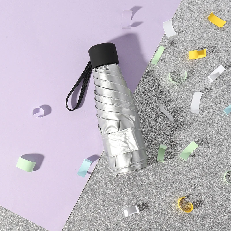 Silver Sunscreen Umbrella Anti-UV Umbrella Parasol Female Rain Parapluie Ultra Light
Silver Sunscreen Umbrella Anti-UV Umbrella Parasol Female Rain Parapluie Ultra Light