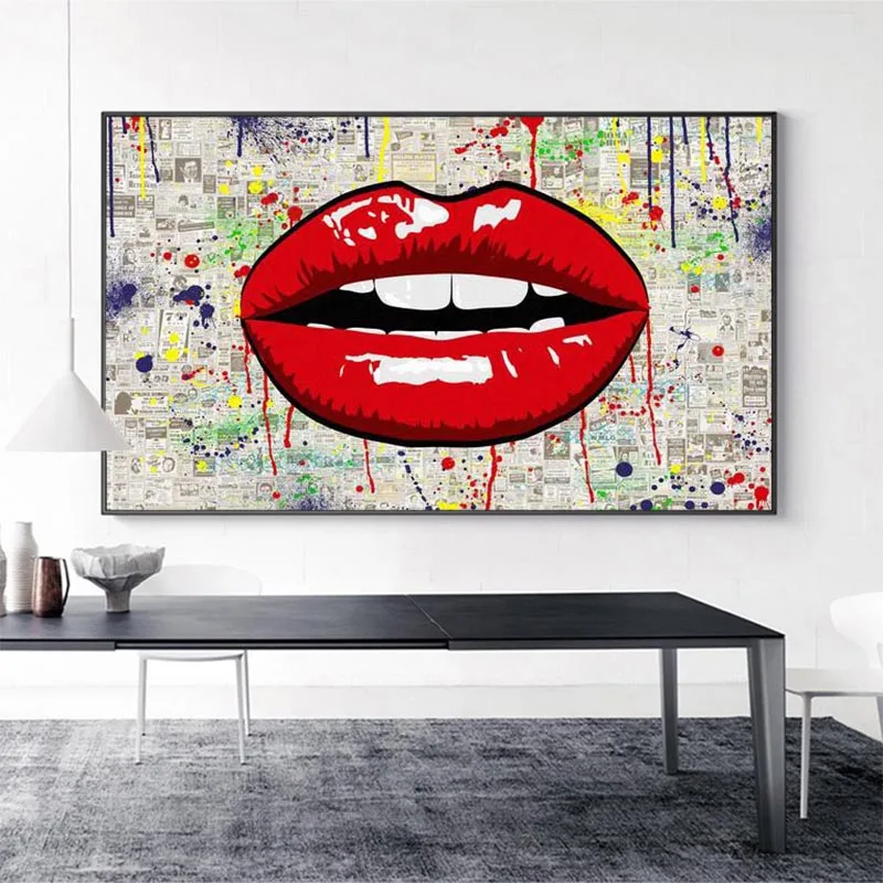 Lips Canvas Wall Art Graffiti Wall Print Graffiti Canvas Lips Artwork Original Colorful Painting Graffiti Art Modern Mouth Wall
Lips Canvas Wall Art Graffiti Wall Print Graffiti Canvas Lips Artwork Original Colorful Painting Graffiti Art Modern Mouth Wall