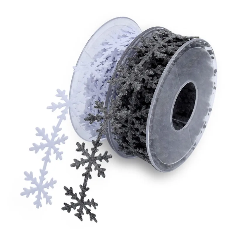 5m Snowflake Ribbon Polyester Lightweight Christmas Tree DIY Merry Christmas Gift Package Decoration Embossed Non-woven Ribbon
5m Snowflake Ribbon Polyester Lightweight Christmas Tree DIY Merry Christmas Gift Package Decoration Embossed Non-woven Ribbon